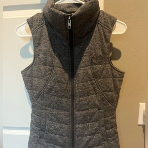 Grey North Face vest